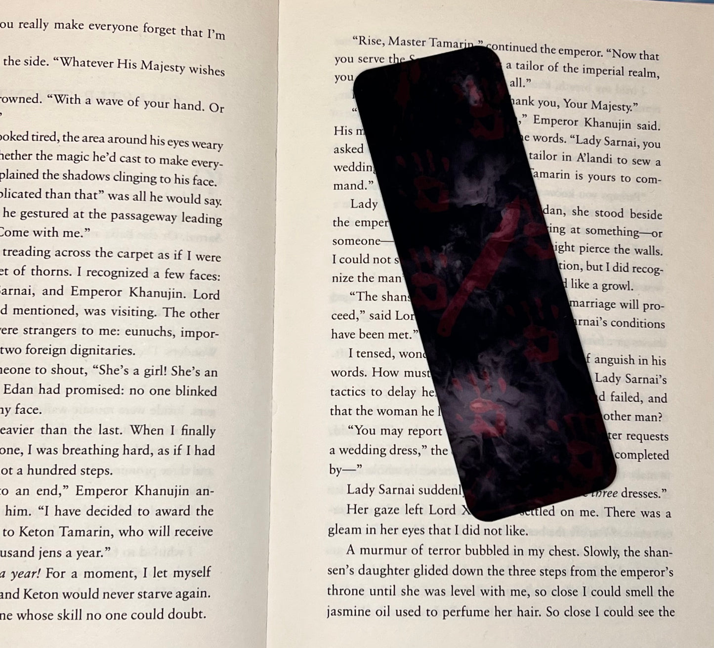 Bloody Hands Bookmark