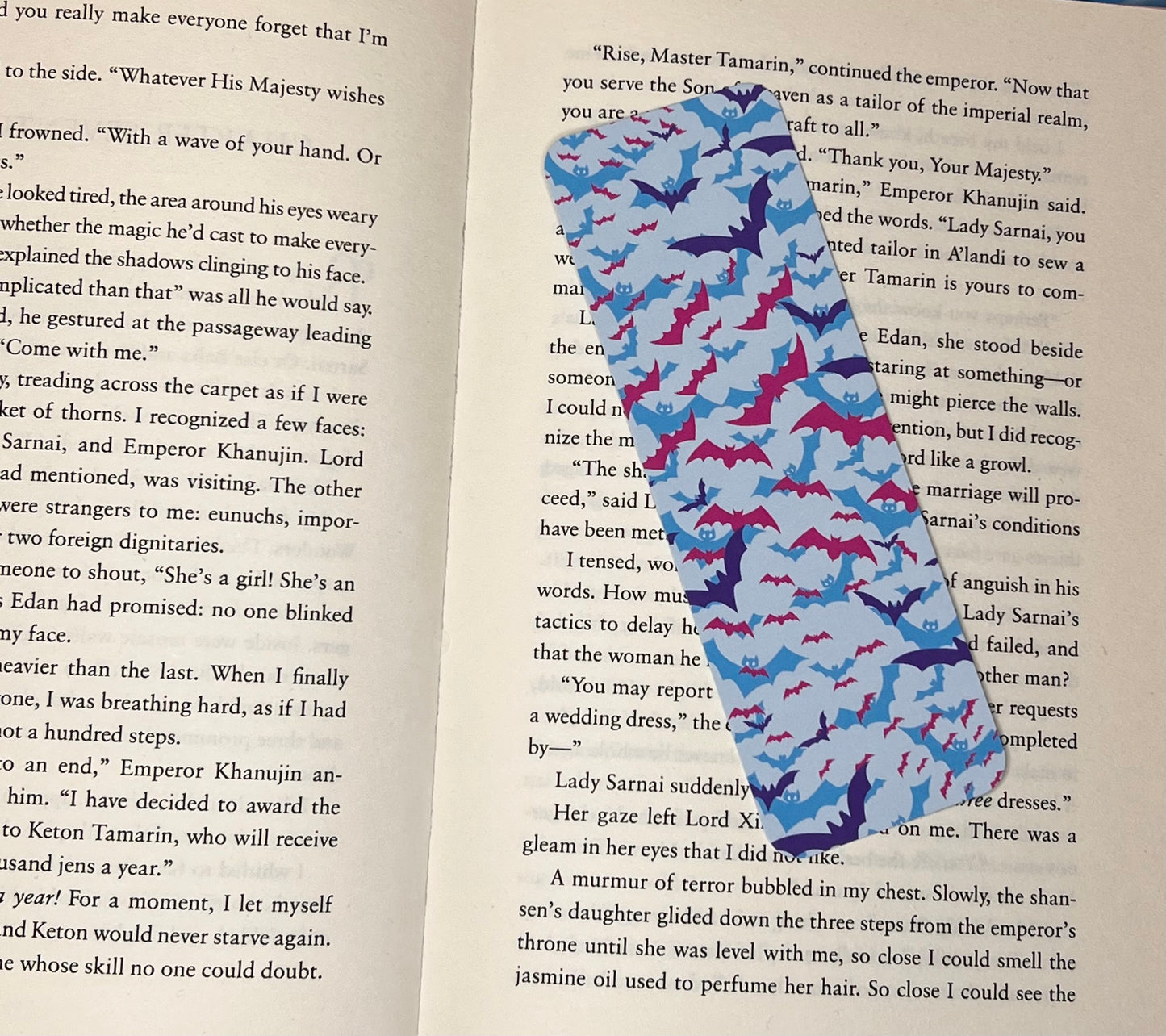 Colorful Bats Bookmark