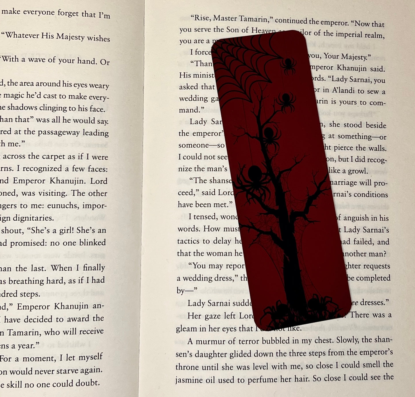 Spooky Spider Bookmark