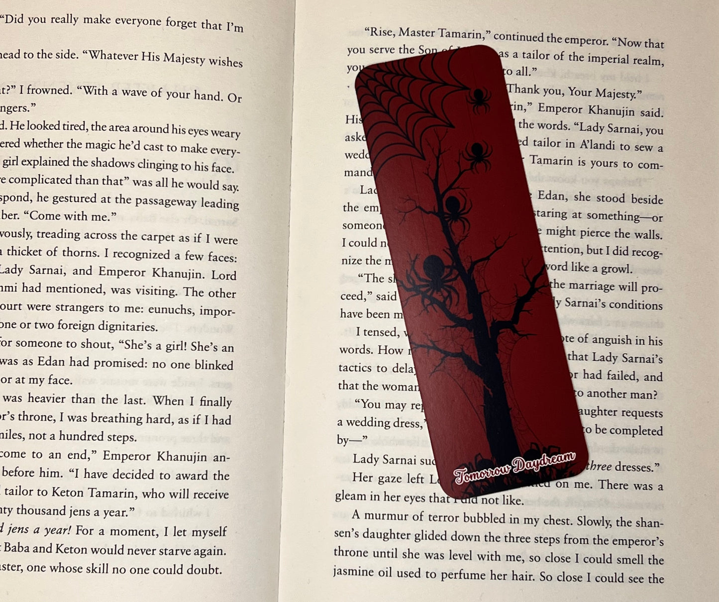 Spooky Spider Bookmark