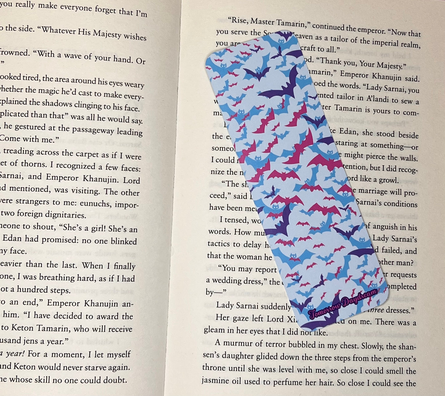 Colorful Bats Bookmark