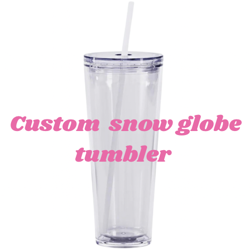 Custom Snow Globe Tumbler